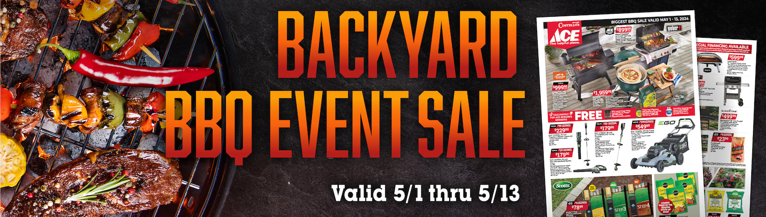 Backyard BBQ Event Sale
